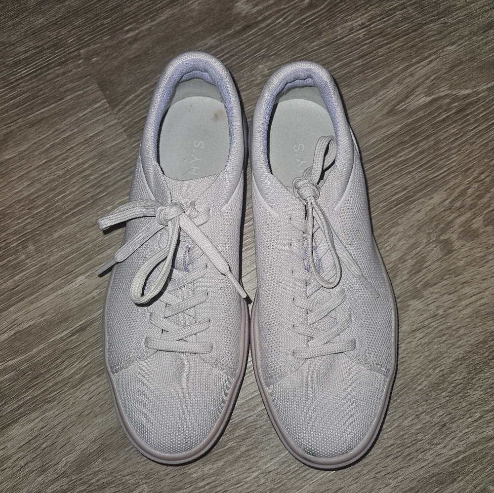 Rothy's Purple Haze Lace Up Sneakers